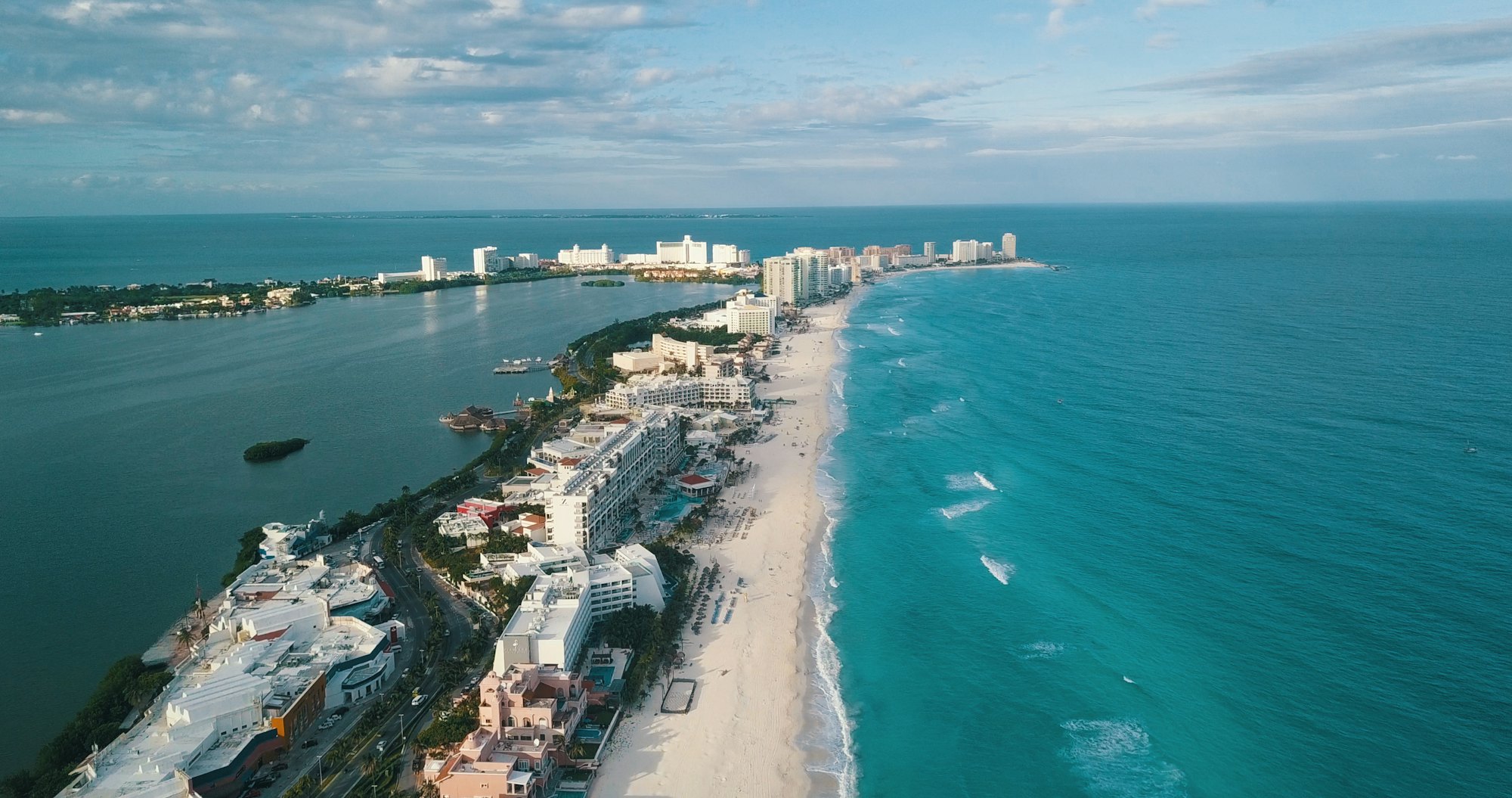 The Mexican Caribbean coast