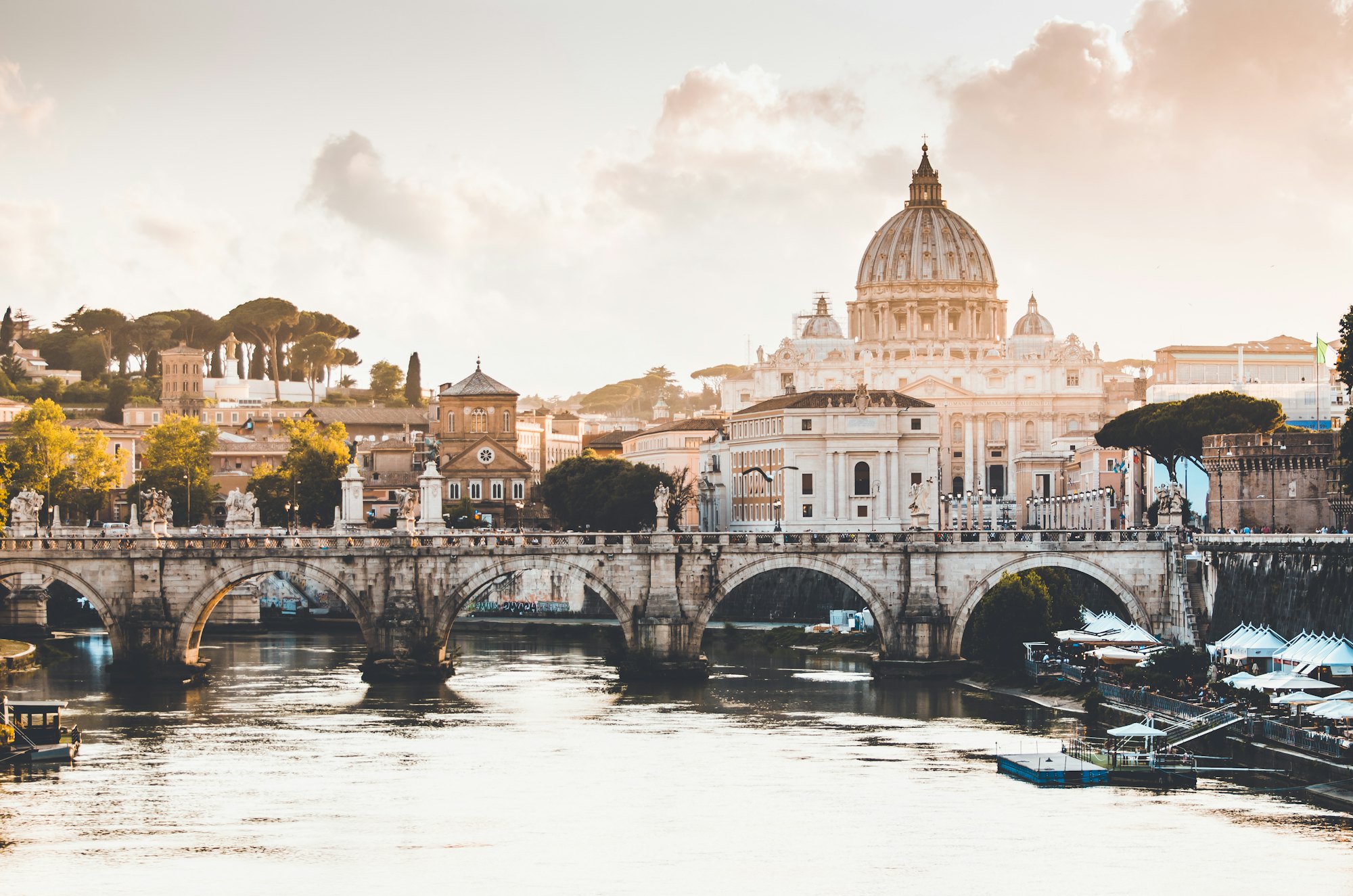 St. Peter's from the Tiber, Rome